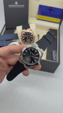 Vacheron Constantin Overseas Turbilhão Aço 40mm, Mostrador Preto