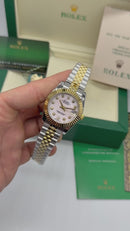 Rolex Date-Just 31mm Aço/Dourado Pulseira Jubilee