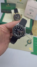 Rolex Yacth-Master 42mm Aço Mostrador Preto Pulseira OysterFlex