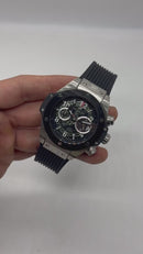 Hublot Big Bang 44mm Aço Mostrador Preto Esqueleto