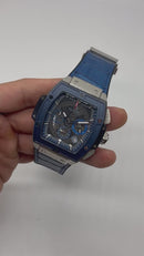 Hublot Spirit Of Big Bang 42mm, Aço Mostrador Cinza Esqueleto
