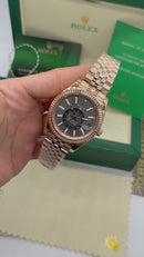 Rolex Sky-Dweller - 42mm Aço/Rose - Pulseira Jubilee