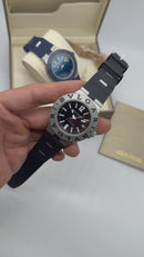 Bvlgari Alumium 41mm - Mostrador Preto Aluminio Pulseira Borracha