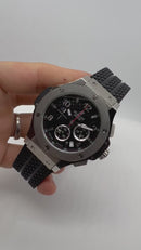 Hublot Big Bang 44mm Aço Mostrador Preto