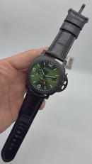 Panerai Luminor Marina 10 Giorni GMT 44 mm Aço Mostrador Verde