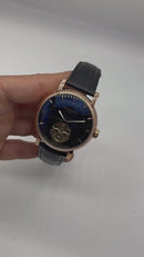 Patek Philippe Classic Turbilhão 44mm Aço/Rose, Pulseira Couro