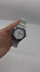Omega Seamaster Co-Axial 40mm Mostrador Branco - American Cup 2024