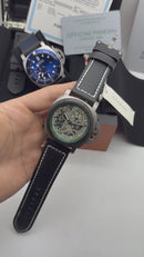 Panerai Edição Limitada Lo Scienziato Aço 47mm - Bezel OxCarbon