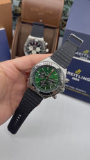 Breitling Super Chronomat Aço 44mm Pulseira Borracha