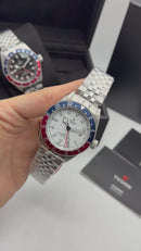 Tudor Black Bay GMT - PEPSI - Mostrador Branco - 41mm - Aço