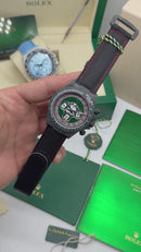 Rolex Daytona DIW Carbono 40mm, Pulseira Nylon/Couro