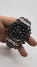 Audemars Piguet Royal Oak Offshore 44mm Mostrador Preto Bezel Aço