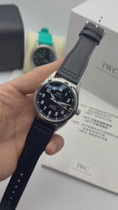 IWC Pilot 40mm Mark XX - Pilot 40mm - Aço/Couro - Preto