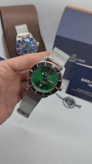 Breitling Superocean Aço 44mm Pulseira Aço Milanes