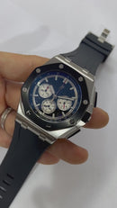 Audemars Piguet Royal Oak Offshore 44mm Mostrador Preto Bezel Aço