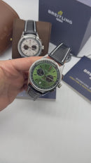Breitling Premier Aço  Chrono 42mm Pulseira Couro