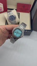 Patek Philippe Nautilus Fases da Lua 40mm, Aço - TIFANNY