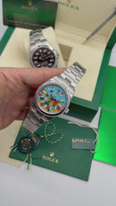 Rolex Oyster Perpetual Celebration Aço 41mm/36mm - CLONE