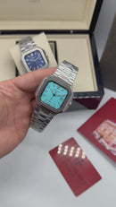 Patek Philippe Cubitus 40mm, Mostrador Tiffany, Pulseira Aço