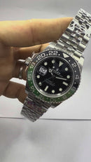 Rolex GMT Master II - Aço - SPRITE - Jubilee - CLONE CLEAN