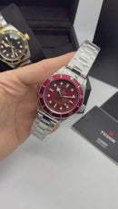 Tudor Black Bay 43mm Aço - Mostrador Vermelho
