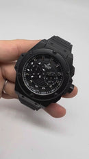 Hublot King Power 48mm - All Black  - Puls. Borracha