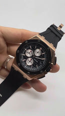 Audemars Piguet Royal Oak Offshore 44mm Mostrador Preto Bezel Aço