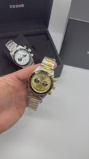 Tudor Black Bay Chrono S&G Aço/Dourado 41mm, Mostrador Dourado - Oyster