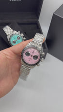 Tudor Black Bay Chrono Caixa de 41 mm em aço Bracelete em Aço - CLONE