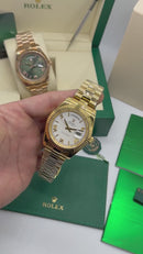 Rolex Day-Date Presidente 40mm Dourado Mostrador Branco