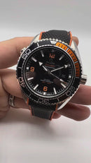 Omega Planet Ocean Co-Axial Master 45,5mm Aço Most. Preto Bezel Preto