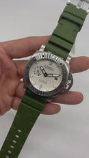 Panerai Luminor Submersible 44mm Aço Mostrador Branca