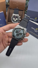Breitling Super Chronomat Aço 44mm Pulseira Borracha