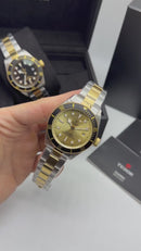 Tudor Black Bay 43mm Aço/Dourado - Mostrador Dourado
