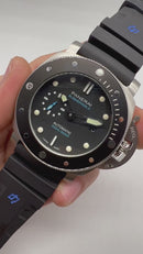Panerai Luminor Submersible 47mm Aço Mostrador Preto