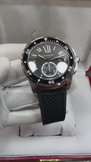 Cartier Calibre Diver 42mm Aço - Mostrador e Luneta Preto