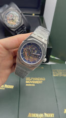 Audemars Piguet Royal Oak 41mm Esqueleto, Pulseira Aço