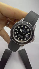 Rolex Yacht-Master 42mm Oysterflex - Aço - CLONE
