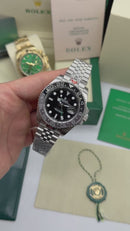 Rolex GMT Master ll Bruce Wayne Pulseira Jubilee 40mm