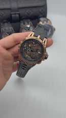 Roger Dubuis Spider Excalibur Monobalancim 45mm Aço/Rose