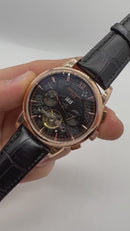 Patek Phillippe Turbilhão 42mm Aço, Pulseira Couro