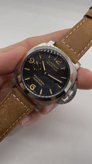 Panerai Luminor Marina 44 mm Aço Mostrador Preto