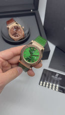 Hublot Classic Fusion 45mm Aço/Rose, Mostrador Verde