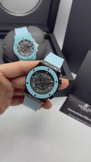 Hublot Classic Fusion Magic Blue Chrono 45mm Aço/OxBlue
