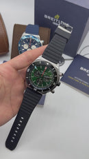 Breitling Super Chronomat Aço 44mm Pulseira Borracha
