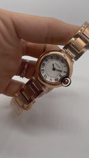 Ballon Bleu de Cartier - Aço/Rose - 33mm - Mostrador Tradicional
