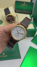 Cartier Drive 41mm Aço - Mostrador Branco - Pulseira Couro