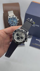 Breitling Superocean Crono Aço 44mm Pulseira Borracha