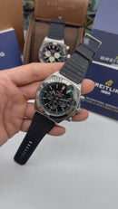 Breitling Super Chronomat Aço 44mm Pulseira Borracha