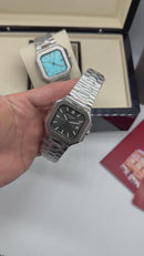 Patek Philippe Cubitus 40mm, Mostrador Chumbo, Pulseira Aço